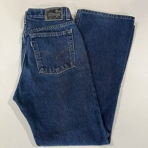 Vintage Y2K 90's 99 Levi's Silver Tab Hipster Boot Cut Jeans Womens Tag Size 11